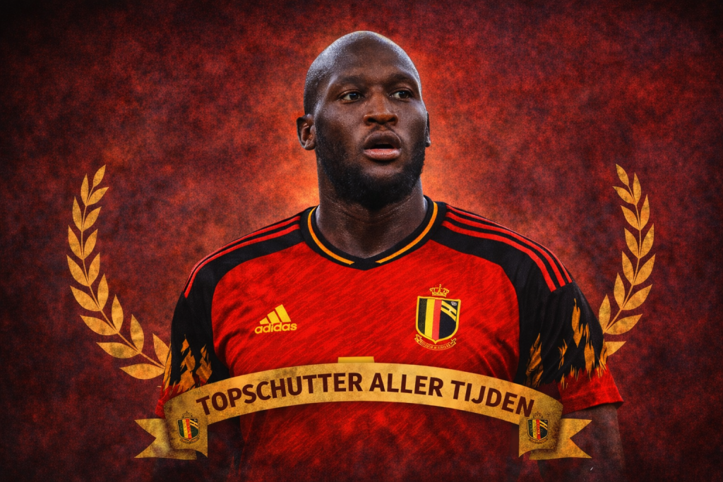 Romelu Lukaku, de topschutter aller tijden van de Belgische nationale ploeg.