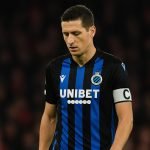 Hans Vanaken in actie voor Club Brugge tijdens uitmatch tegen Arsenal