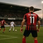 Bekerwedstrijd tussen VK Ninove en RSC Anderlecht in vol stadion