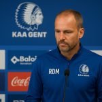 Rik De Mil voorgesteld als nieuwe trainer van KAA Gent tijdens persmoment