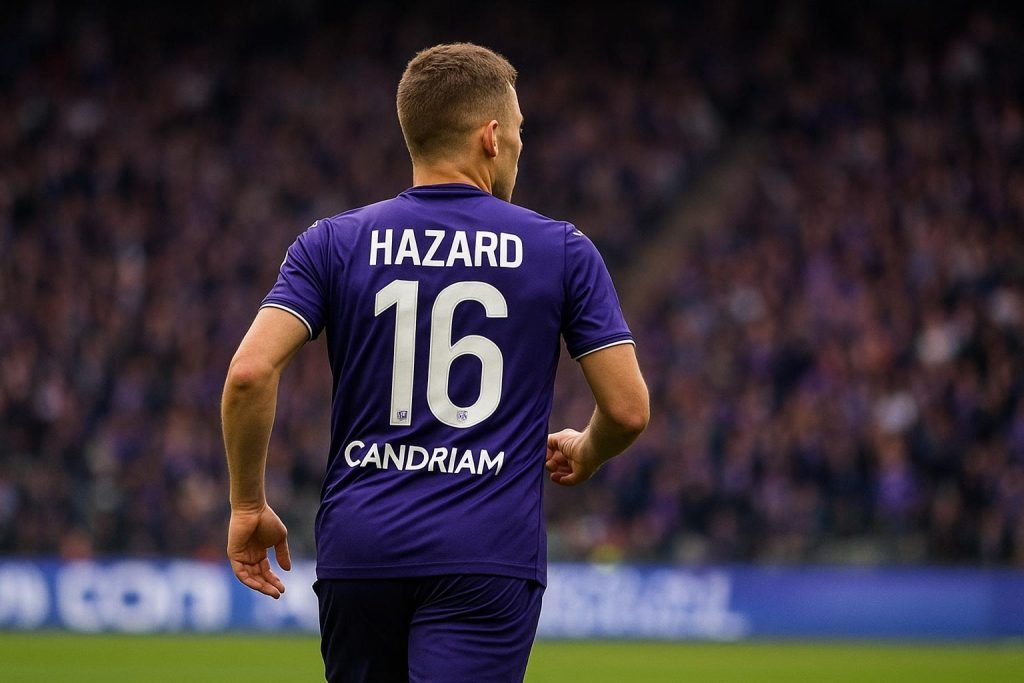 thorgan-hazard-anderlecht-toekomst-contractduur Thorgan Hazard in actie voor RSC Anderlecht tijdens een wedstrijd