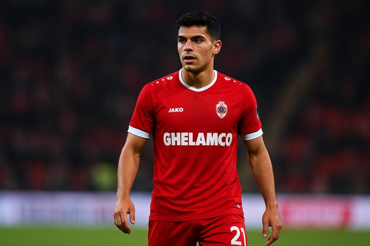 Mauricio Benitez in actie voor Royal Antwerp FC tijdens een wedstrijd