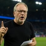 Voorzitter Bart Verhaeghe van Club Brugge in het stadion