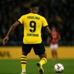 Jordi Paulina in actie voor Borussia Dortmund II tijdens een wedstrijd