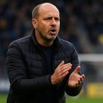 Mohammed Fuseini op training bij Union SG na enkelblessure