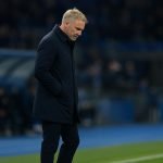 Ontslagen coach Thorsten Fink langs de lijn bij KRC Genk