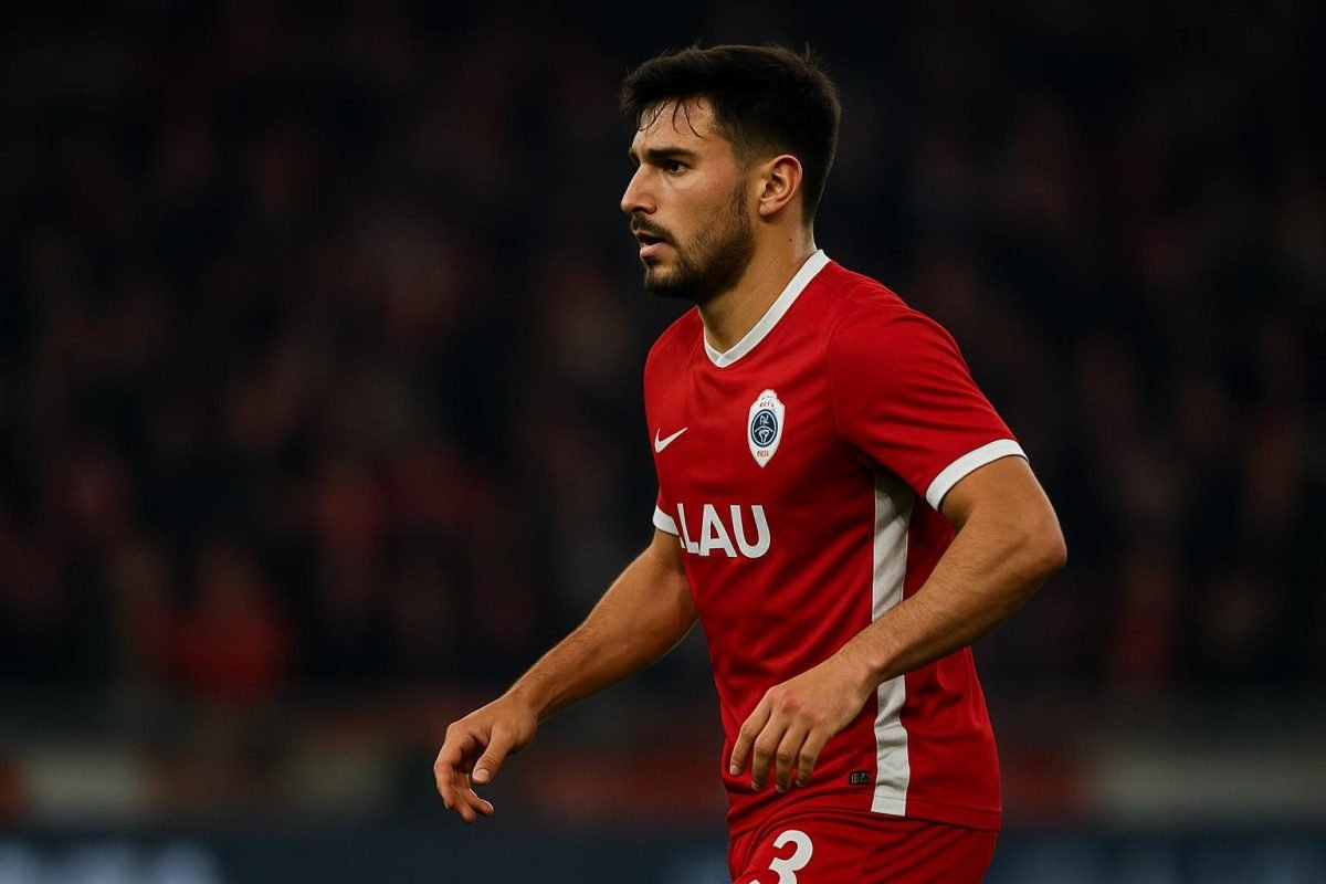Gaston Ávila in actie tijdens een wedstrijd voor Antwerp