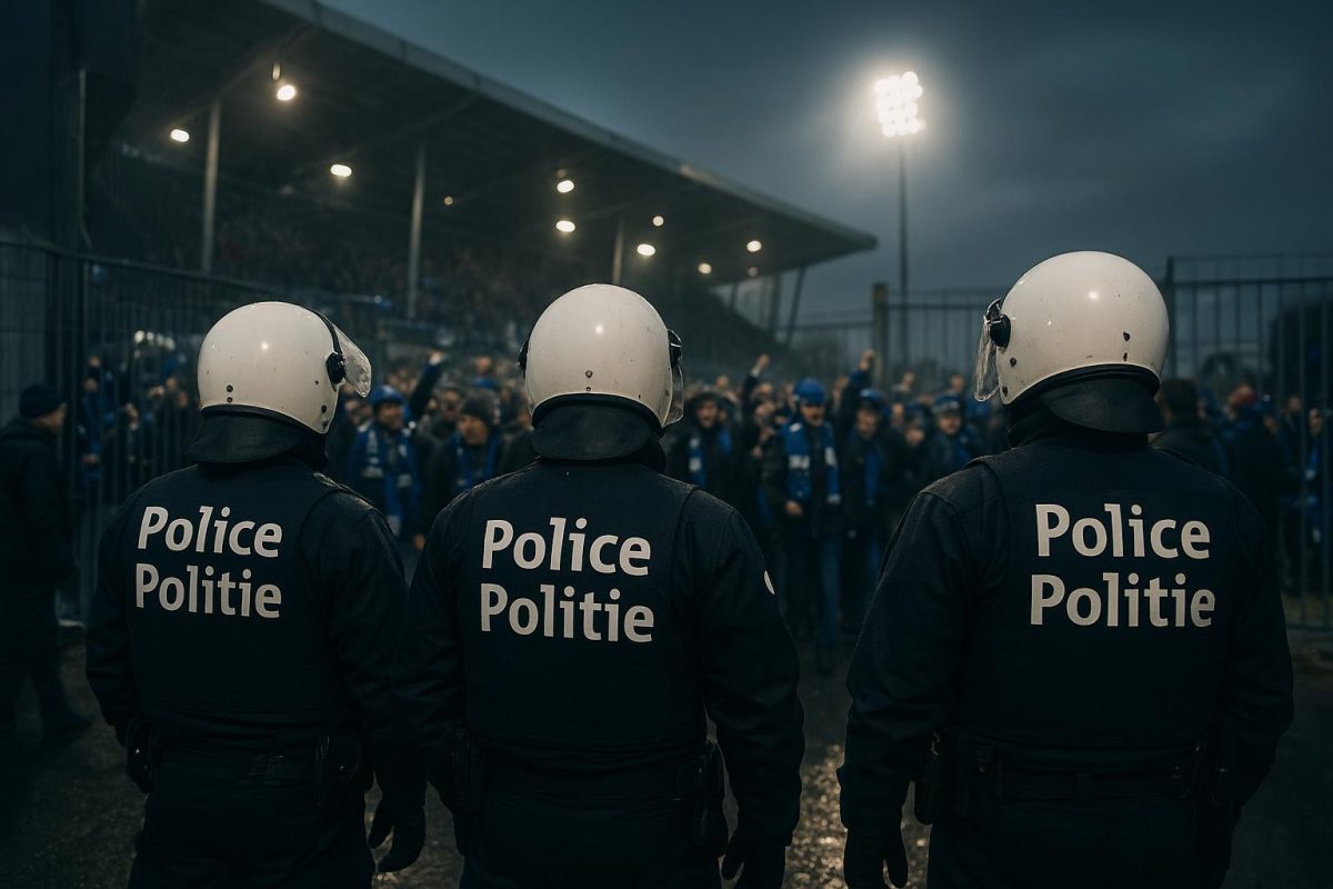 Politie in actie rond topwedstrijd Club Brugge tegen KAA Gent