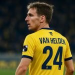 Rein Van Helden viert zijn winnende goal voor STVV tegen KV Mechelen