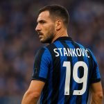 Aleksandar Stankovic in actie voor Club Brugge tijdens een wedstrijd