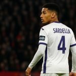 Killian Sardella in actie voor RSC Anderlecht tijdens een uitmatch op Antwerp