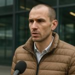 Trainer van Union SG langs de lijn tijdens een wedstrijd