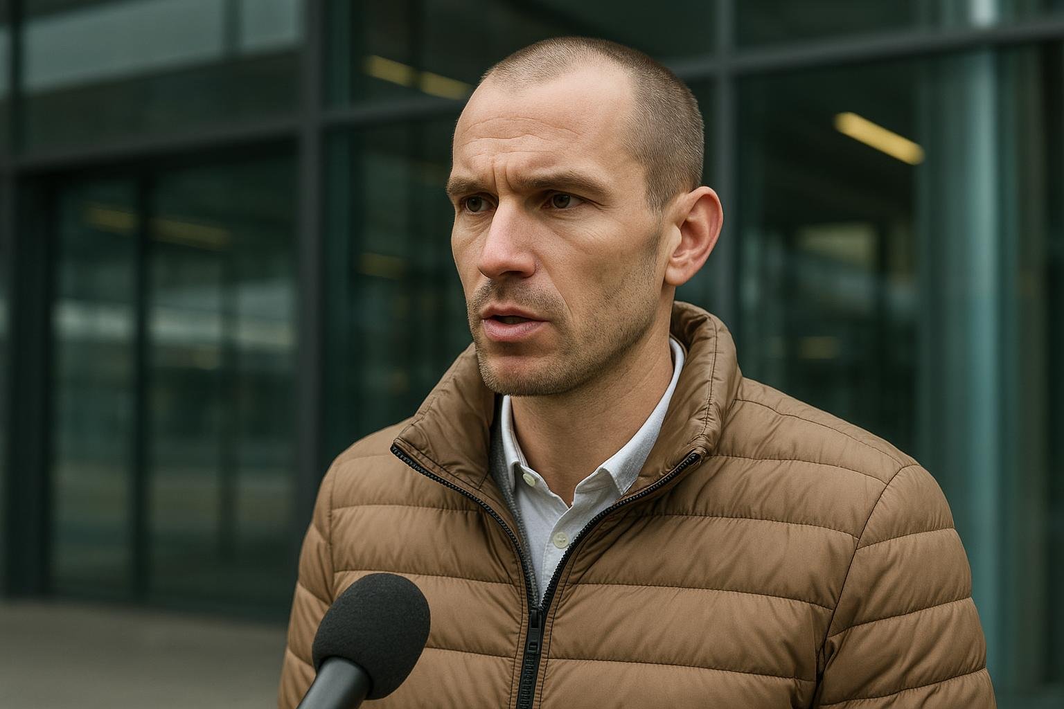 Trainer van Union SG langs de lijn tijdens een wedstrijd