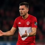 Brecht Dejaegere in actie voor KV Kortrijk in de Challenger Pro League
