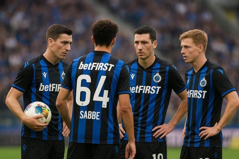 Hein Vanhaezebrouck analyseert Club Brugge langs het veld