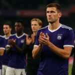 Anderlecht in actie tijdens competitiewedstrijd in de Jupiler Pro League