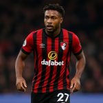 Antoine Semenyo in actie voor AFC Bournemouth tijdens een wedstrijd