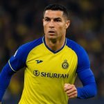 Cristiano Ronaldo in actie voor Al Nassr tijdens een wedstrijd