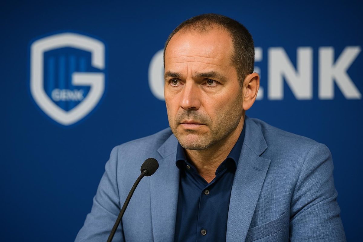 Dimitri de Condé in gesprek als sportief verantwoordelijke van KRC Genk