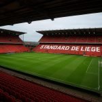 Stadion van Standard Luik tijdens een avondwedstrijd zonder Europees voetbal