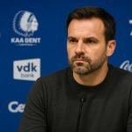 Rik De Mil voorgesteld als nieuwe coach van KAA Gent tijdens persmoment