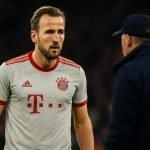 Harry Kane in actie voor Bayern München onder coach Vincent Kompany
