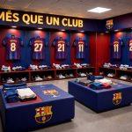De kleedkamer van FC Barcelona
