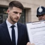 Declan Rice krijgt een rijverbod
