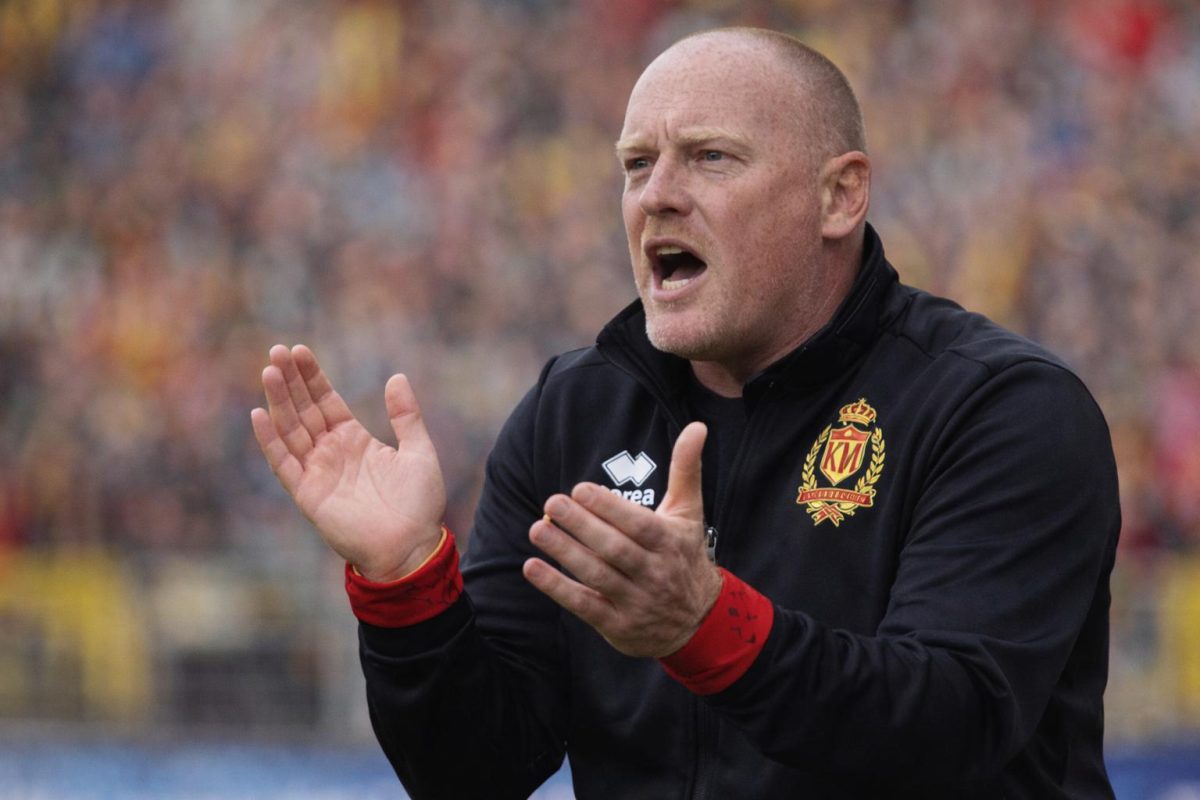 Fred Vanderbiest als coach van KV Mechelen