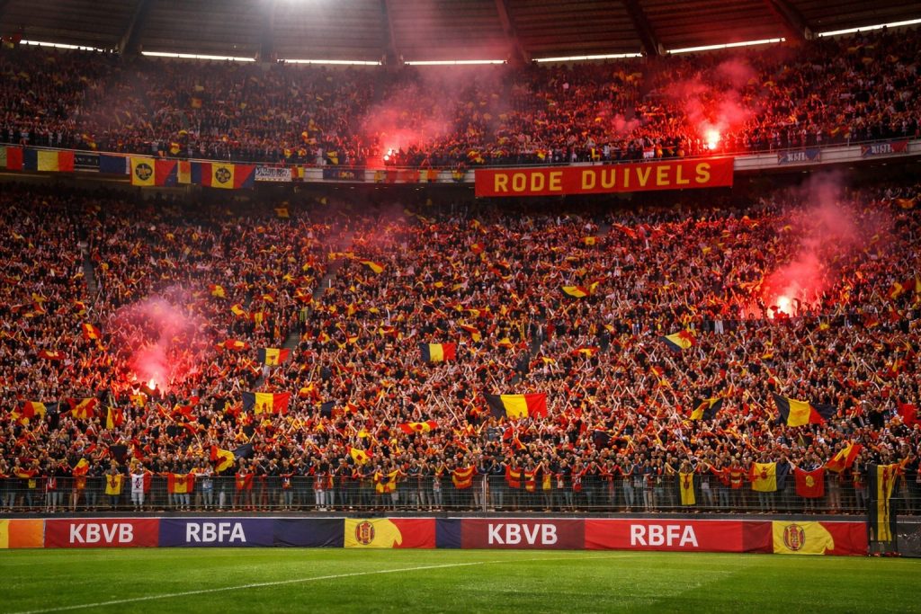 Koning_Boudewijnstadion_fans Een kolkend Koning Boudewijnstadion
