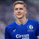 Michal Skoras als een speler van KAA Gent