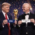 Donald Trump met Gianni Infantino