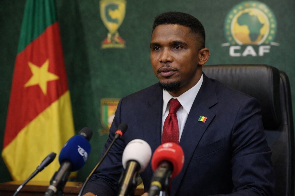Samuel Eto'o als bondsvoorzitter van Kameroen