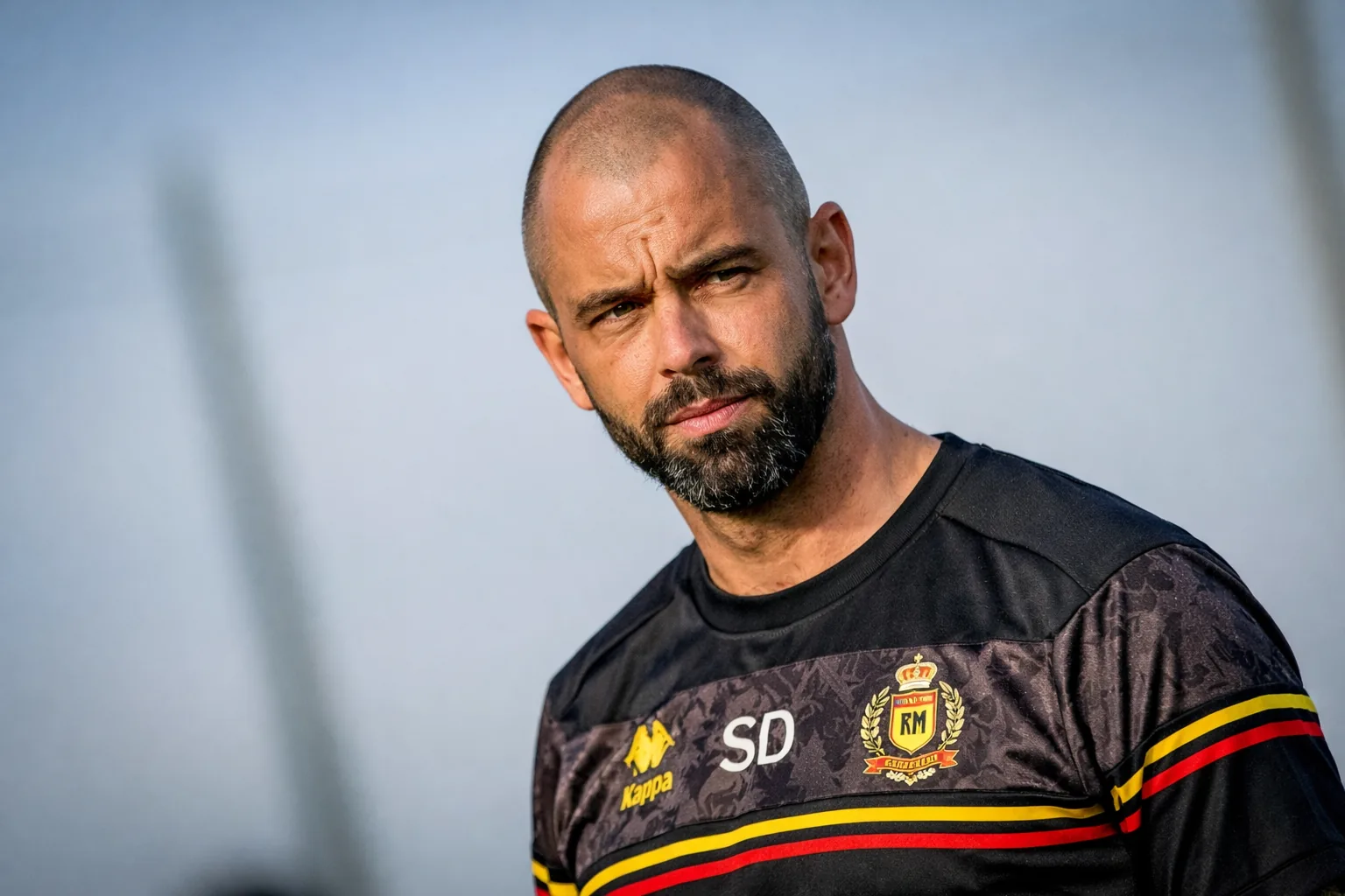 Steven Defour als coach op het trainingsveld