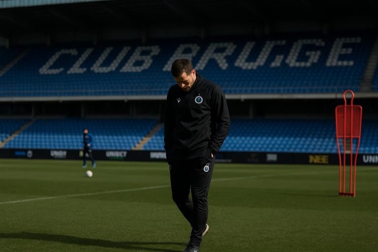 Training van Club Brugge tijdens winterstage met focus op defensie