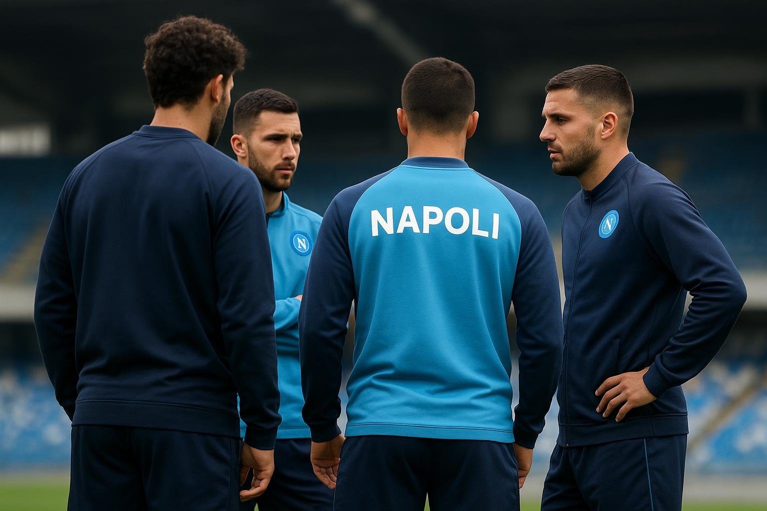 Voetballer in trainingscontext met Hellas Verona-kleuren, symboolbeeld bij transfergesprekken met Napoli