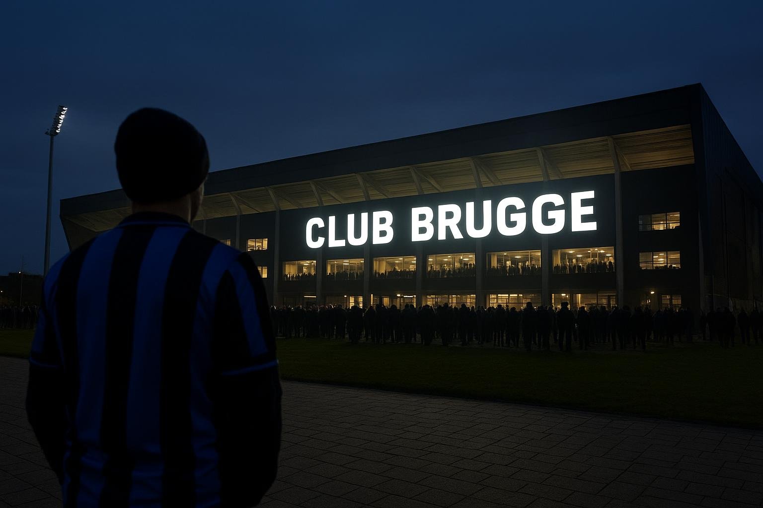 Sfeerbeeld rond het Jan Breydelstadion van Club Brugge