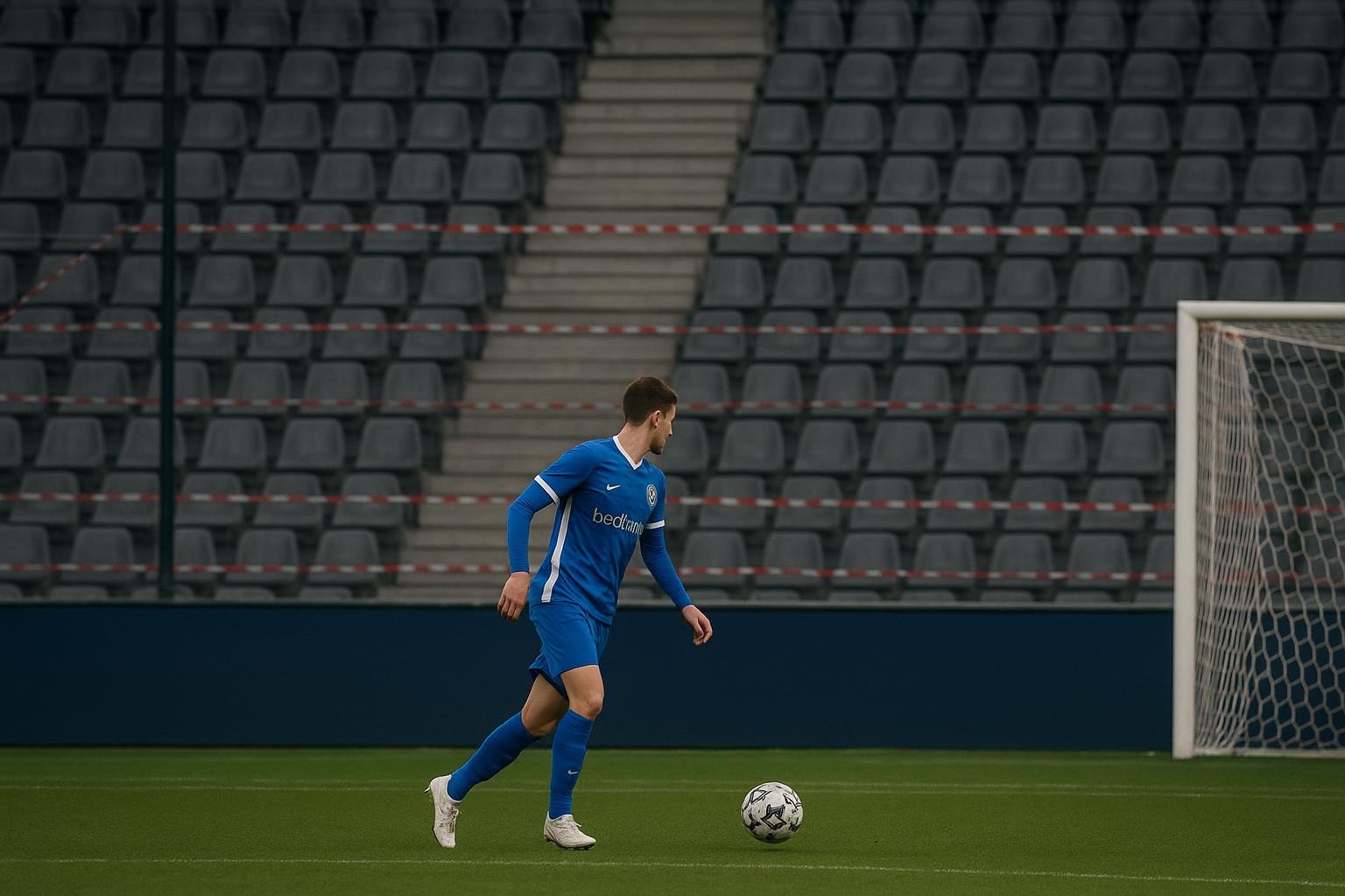 Leeg uitvak in Stadion Galgenwaard na incidenten bij FC Utrecht tegen KRC Genk