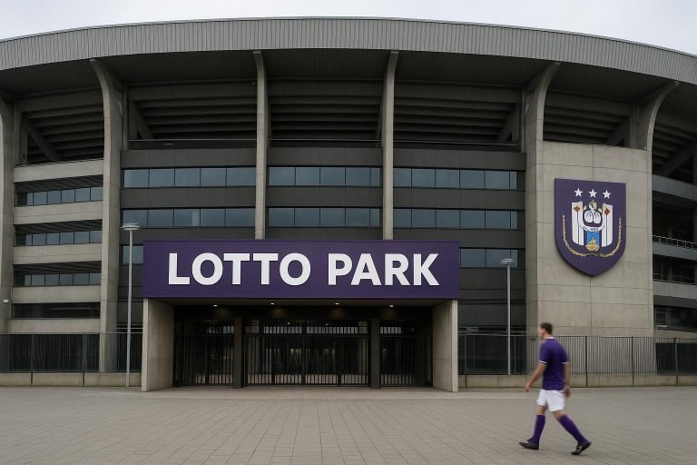Stadionomgeving van RSC Anderlecht aan het Lotto Park