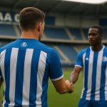 Hyllarion Goore in actie bij KAA Gent tijdens een wedstrijdmoment