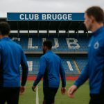 Sfeerbeeld rond Club Brugge tijdens de wintermercato, met focus op transfercontext zonder herkenbare gezichten.