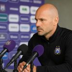 Olivier Renard van Anderlecht in perscontext tijdens de wintermercato