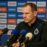 Ivan Leko tijdens een persmoment in Club Brugge-context