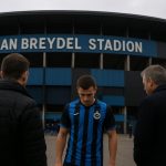 Sfeerbeeld aan het Jan Breydelstadion bij Club Brugge tijdens de wintermercato