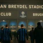 Sfeerbeeld rond het Jan Breydelstadion in aanloop naar Club Brugge tegen Marseille