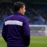 Besnik Hasi langs de zijlijn bij RSC Anderlecht