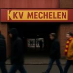 Sfeerbeeld rond het stadion van KV Mechelen tijdens de wintermercato
