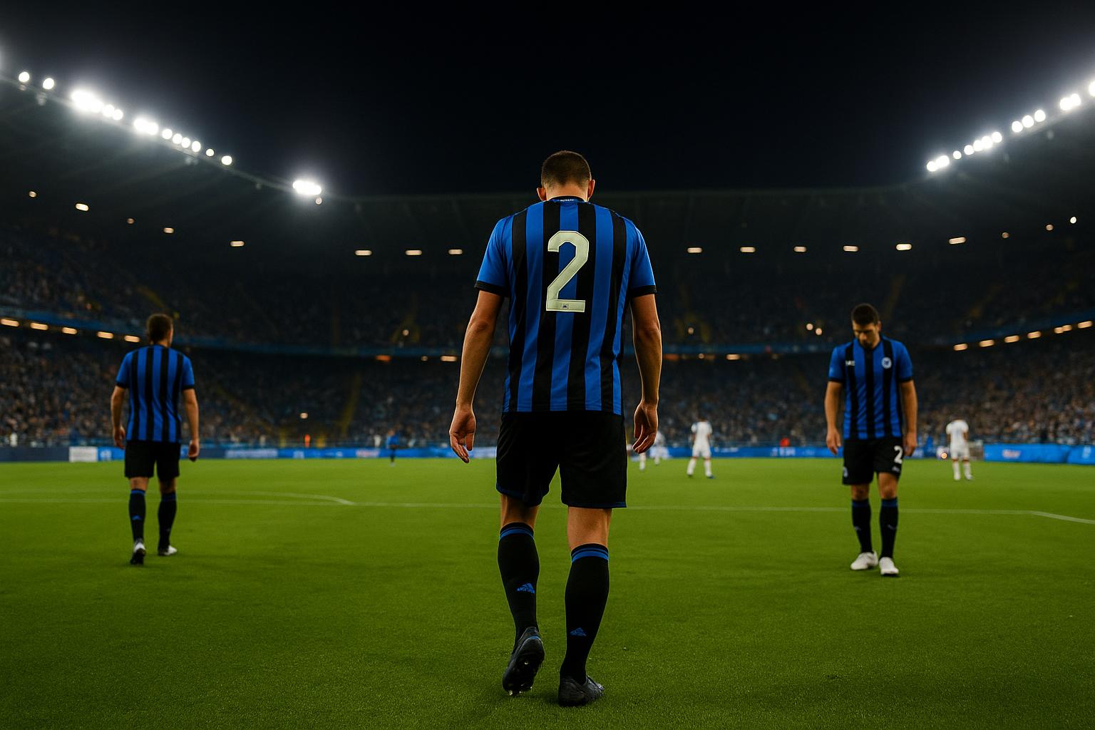 Sfeershot in het Jan Breydelstadion tijdens Club Brugge tegen Zulte Waregem