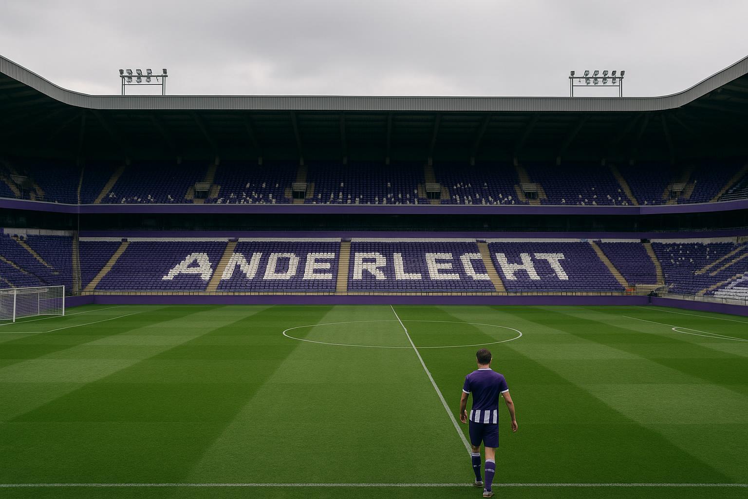 Sfeerbeeld rond het Lotto Park van RSC Anderlecht