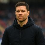 Xabi Alonso langs de zijlijn als trainer van Real Madrid